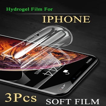 14ProMax Защитно Фолио За Екрана на iPhone на 12 Mini 13ProMax Гидрогелевая Филм 12ProMax 12Pro 13Pro 11ProMax HD Мека Защитна X XR XS MAX