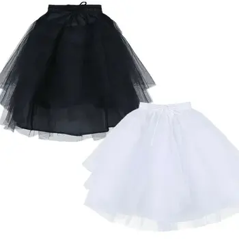 3 слой на дъното на поли и пачки за момичета-цветочниц, долната пола за малки деца, празнична сватбена рокля