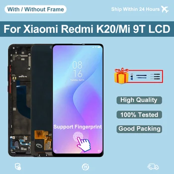 AMOLED За Xiaomi Mi 9T LCD M1903F10G 9T Pro Дигитайзер, на Екрана на Дисплея За Redmi K20 Pro LCD M1903F10I Резервни Части, Дисплей