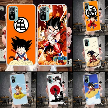 D-Dragon Ball Goku Kid Мек Калъф За Телефон Xiaomi Redmi Note 10 10S 9 9S 9T 8 8T 11 11S 11T 11E 12 Pro Plus 7 6 5 Калъф във формата На миди
