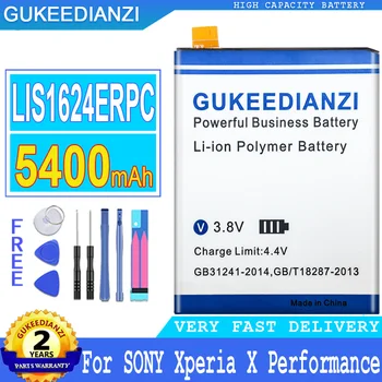 Батерия на мобилен телефон, с голям капацитет 5400 mah LIS1624ERPC за батериите на смартфоните SONY Xperia X Performance F8132 