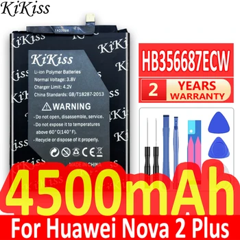 Батерията с голям капацитет 4500 mah За Huawei Nova 2 Plus/Nova 2и/G10/ Mate 10 Lite/Honor 7X/Honor 9i Батерия за телефона HB356687ECW