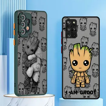 Детски калъф Marvel Groot за Samsung Galaxy A50 А01 A03 Основната A02s A51 A71 A20s A10 A10s A70 A30 А02 A04, луксозен калъф-броня, Броня