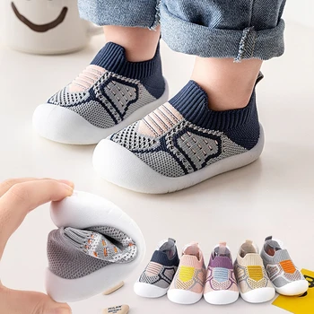 Детски чорапи, обувки, подходяща по цвят за бебета, скъпа детски обувки за момичета, детски маратонки с мека дишаща подметка, първите количка за момичета-деца