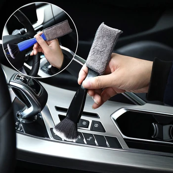 Инструменти за почистване на автомобила Почистване на въздуховод Климатик Отстраняване на прах с Мека четка Многофункционален Инструмент за почистване на вътрешността на колата