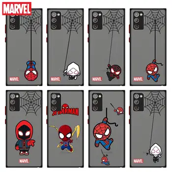 Калъф Marvel Spider man spiderman Корпуса за Samsung Galaxy Note 20 Ultra 5G 8 9 10 Plus 5G S22 S23 Original Armor Luxury Case 