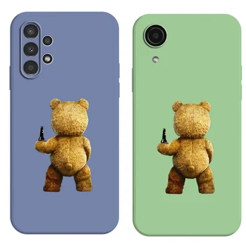 Калъф за Samsung Galaxy A31 A51 A71 A81 4G 5G M60S калъф за телефон мек силиконов мечка