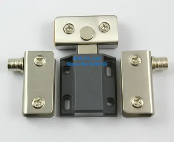 Комплект за ротационни електрически вериги за единична стъклена врата с 2-кратно натискане на затвора с магнитно капаче