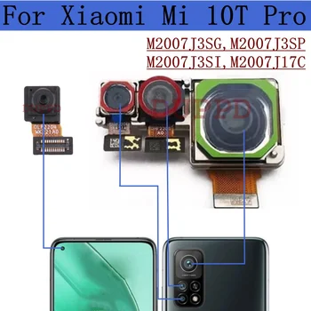 На задната Камера За Xiaomi Mi 10T Pro 5G M2007J3 Оригинална Предна Задна Широка Макро Помещение Модул Гъвкав Кабел, резервни Части За Ремонт на