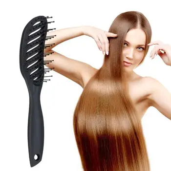 Овлажняване на / Използване на Ефективно Подобрява здравето на косата, четка за коса е Лесна за използване, Стилна гребен за коса, Антистатик четка за коса, за да се хидратират и прически