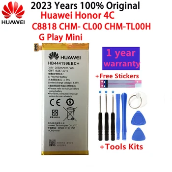 Оригинална Батерия на Хуа Уей капацитет 2550 ма HB444199EBC За Huawei Honor 4C C8818 CHM-CL00 CHM-TL00H CHM-UL00 chm-u01 G Play Mini