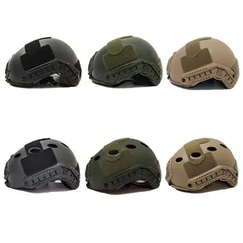 Тактически шлем от един размер, нова ABS, черно, Каки, зелени, военен шлем, слот каски, детски