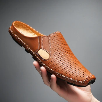 маркови висококачествени мъжки сандали римски гладиатори 2020 летни чехли ръчно изработени модни кухи дишащи италиански въже със затворени пръсти